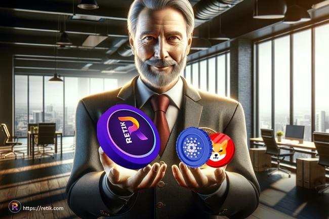 Cardano (ADA), Shiba Inu (SHIB) en Retik Finance (RETIK) zijn de 3 crypto-tokens die in 2024 10x rendement opleveren