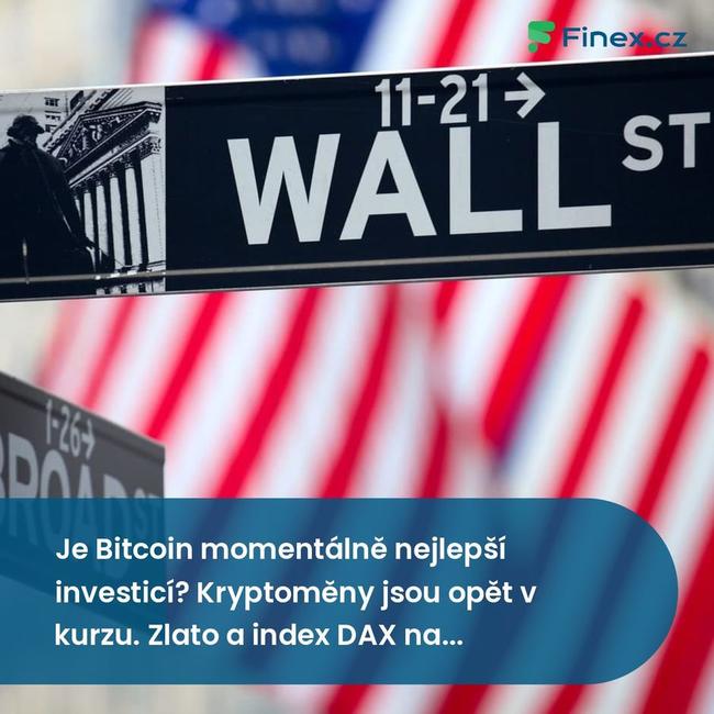 Je Bitcoin momentálně nejlepší investicí? Kryptoměny jsou opět v kurzu. Zlato a index DAX na maximech | Burza s odstupem