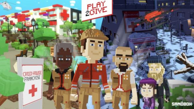 The Sandbox : La Croix-Rouge française intègre le web3 et le Metaverse pour collecter des fonds