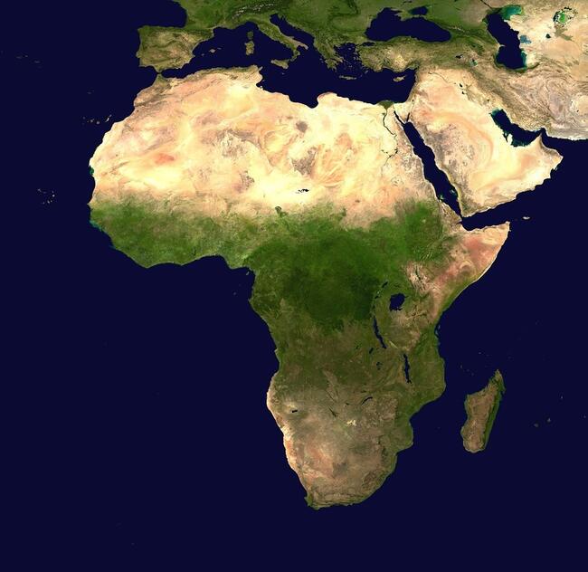 Bitcoin op de achtergrond in Afrikaanse adoptie waar stablecoins floreren