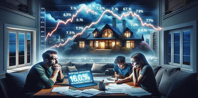 El mercado hipotecario sufre ante tasas de interés mayores al 7%