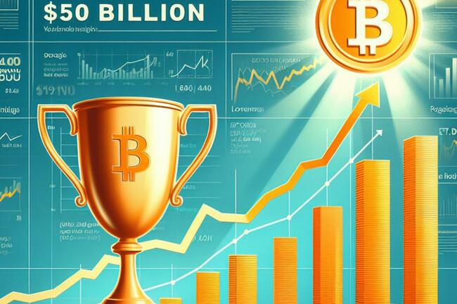 Les ETF Bitcoin Spot franchissent la barre des 50 milliards $ de volume