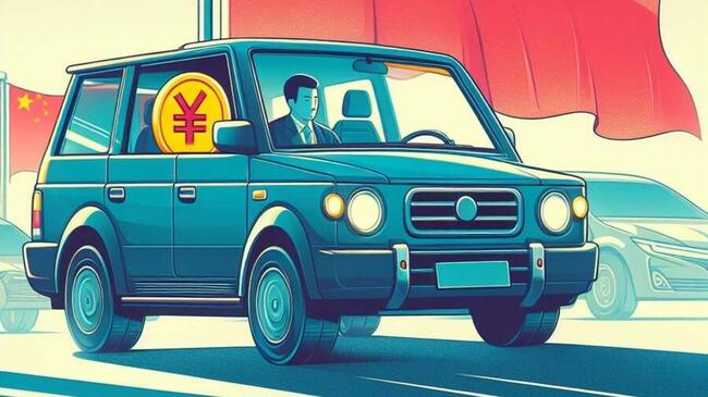 Digitaler Yuan jetzt für die Abwicklung von Auto-Vorauszahlungen verwendet
