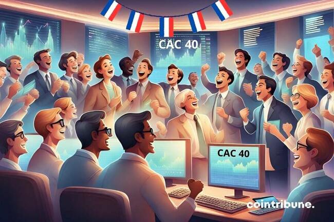 Bourse – Le CAC 40 frôle les 8000 points ! Malgré une économie française en panne