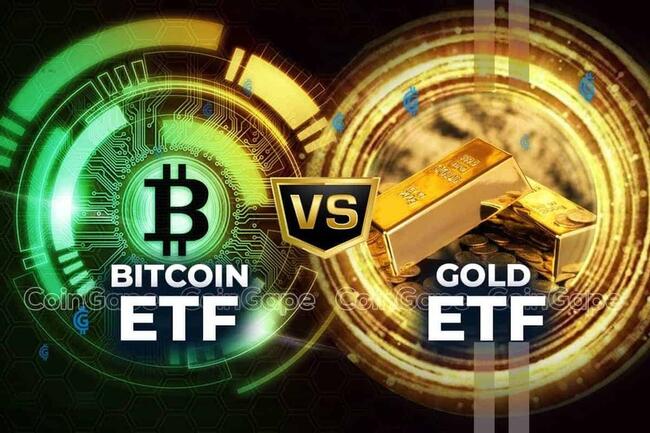Bitcoin ETF Inflows Overshadow Gold ETFs, BTC To Eclipse Gold Market Cap?