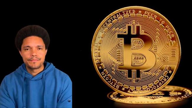 Koomikko Trevor Noah harmissaan, kun ei ostanut bitcoinia