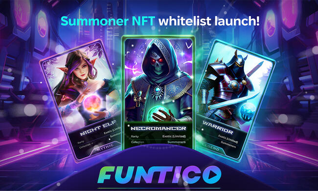 Funtico запускает эксклюзивный белый список для продажи Summoners NFT