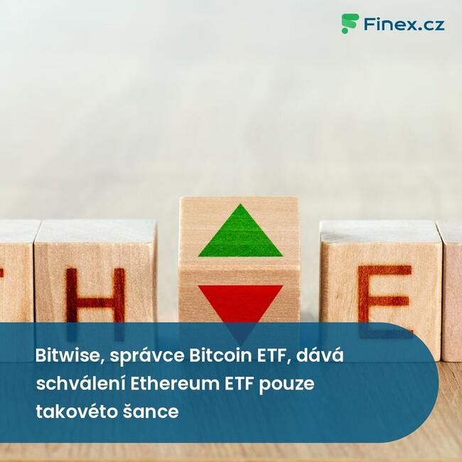 Bitwise, správce Bitcoin ETF, dává schválení Ethereum ETF pouze takovéto šance