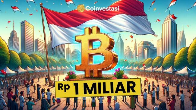 Harga Bitcoin Tembus Rp1 Miliar, Rekor Baru di Indonesia