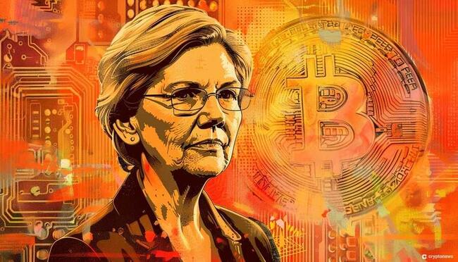 Senaattori Elizabeth Warren vaatii sääntelyä kryptoalalle