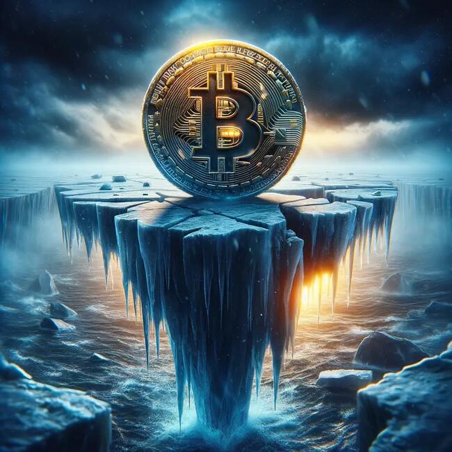 얇은 얼음 밟기: Bitcoin ​​가격이 가파른 하락 위험에 직면하는 방법