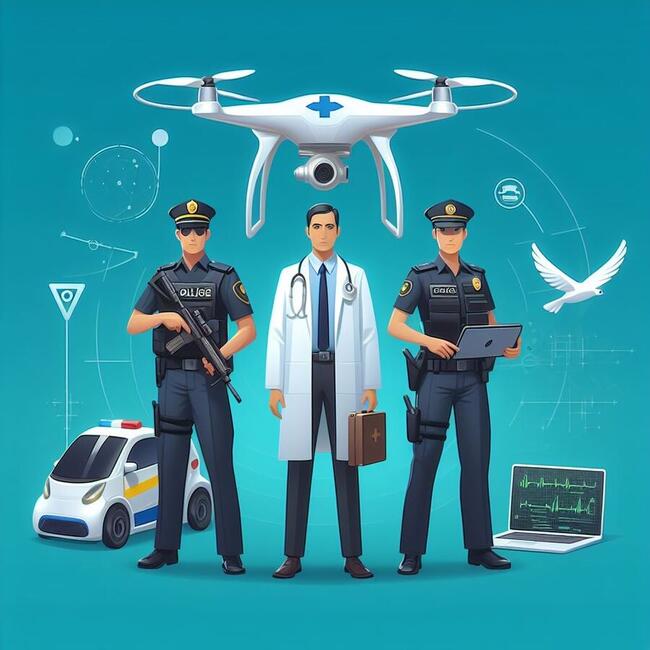 Wie KI und Drohnen die Produktivität des öffentlichen Sektors verändern, indem sie NHS und Polizei entlasten