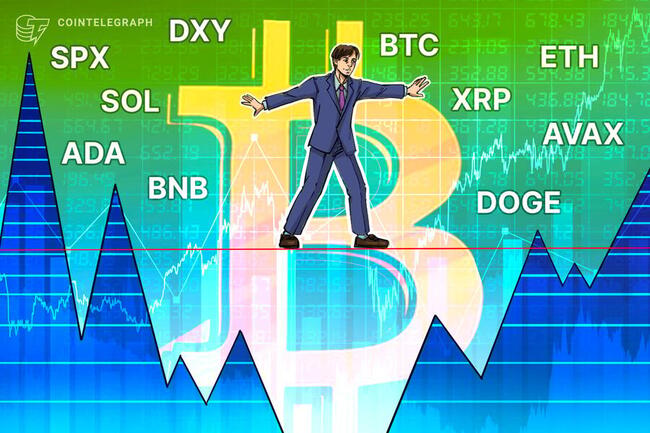 Análisis de precios del 4 de marzo: SPX, DXY, BTC, ETH, BNB, SOL, XRP, ADA, DOGE, AVAX