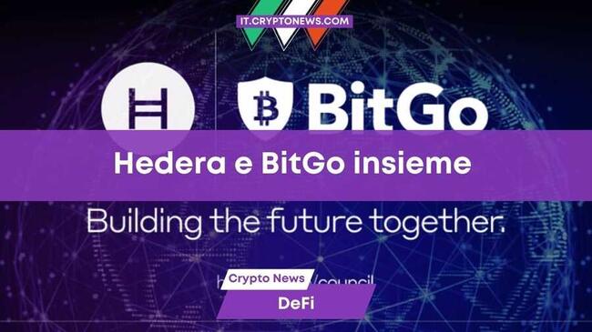 Hedera Council stringe una collaborazione chiave con BitGo