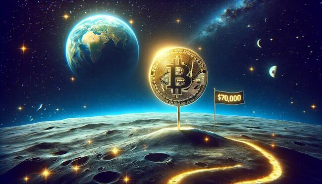 Bitcoin iguala su anterior ATH, y se encamina a los US$ 70.000