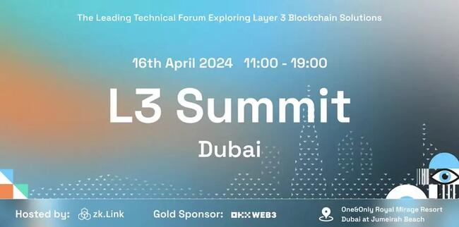 zkLink’s Layer 3 Summit Heads To TOKEN2049 Dubai
