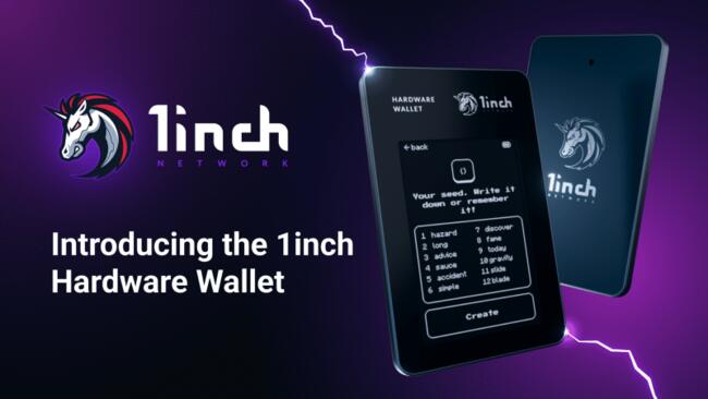 1inch: un nuovo hardware wallet per Ethereum e non solo
