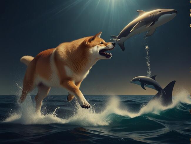 Dogecoin valar överför enorma mängder under kryptokrasch