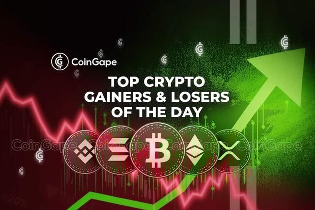 Top Crypto Gainers and Losers Of The Day Amid This Market Crash