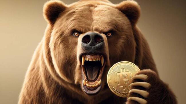 Технический анализ биткоина: ключевые индикаторы сигнализируют о медвежьем настроении