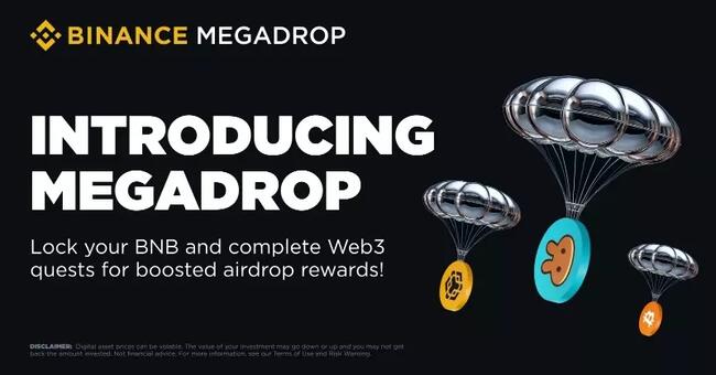 Binance ra mắt nền tảng phát hành token mới Megadrop, dự án đầu tiên là BounceBit (BB)