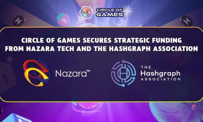 حصلت Circle of Games على تمويل استراتيجي بقيمة مليون دولار من Nazara Technologies وThe Hashgraph Association