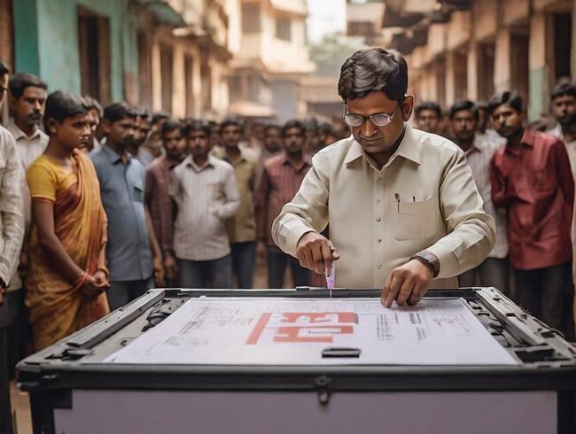 인도의 선거 캠페인은 AI를 활용하여 다양한 유권자에게 다가갑니다.