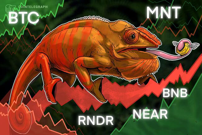 Bitcoin turns bullish after the halving — Will BNB, NEAR, MNT and RNDR follow?