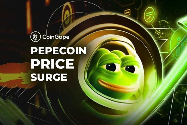 Pepe Coin Price Rallies Ahead Coinbase Futures Listing