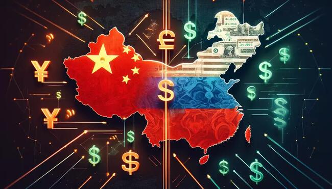 中国とロシアは相互貿易から米ドルをほぼ完全に排除