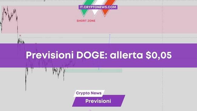Previsioni prezzo Dogecoin: DOGE potrebbe scendere sotto 0,05 dollari