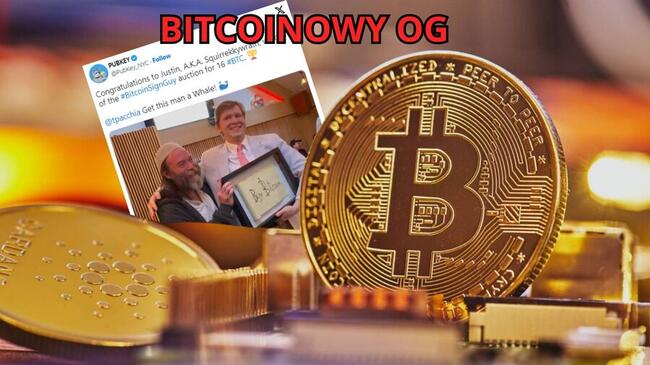 Znak “Kup Bitcoina” sprzedany za ponad 4 mln złotych na aukcji