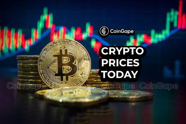 Crypto Prices Today April 26: Bitcoin At 64K, ETH Drops, Wormhole & Bonk Rally