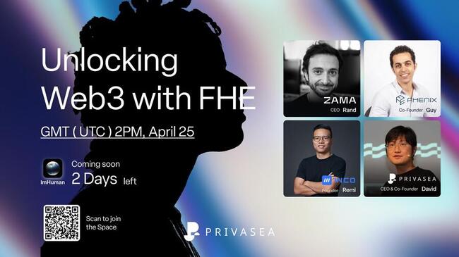 Twitter Space 视频回顾| Privasea X Space 圆桌4：Unlocking Web3 with FHE