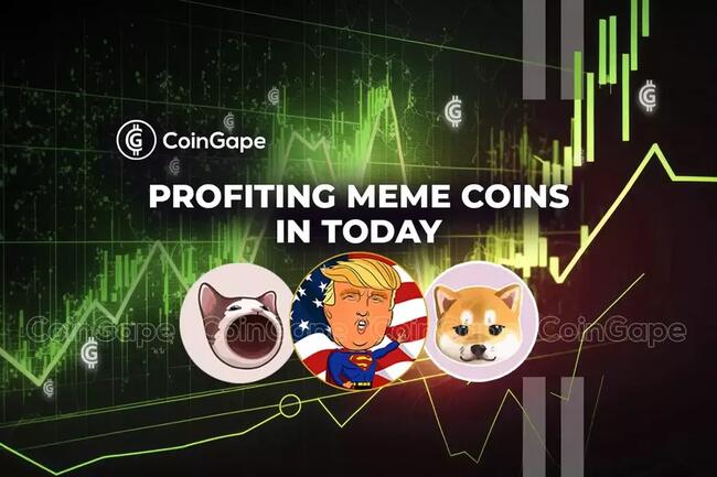 4 Most Profiting Meme Coins In Today’s Slow Market