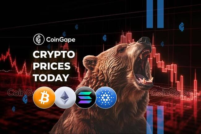 Crypto Prices Today April 27: Bitcoin At 62K, Ethereum Dips, SOL & XRP Crash