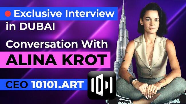 Dubai Crypto Event’24: Blockchain Life | Exclusive interview with Alina Krot – CEO, 10101.art