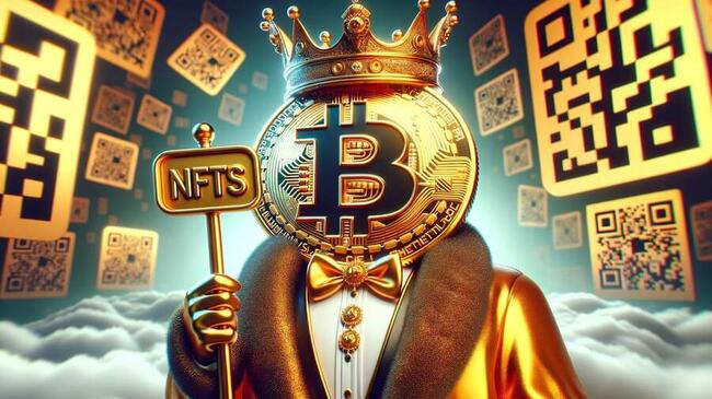 Bitcoin mène les ventes de NFT sur 30 jours, dépassant 24 concurrents de la blockchain