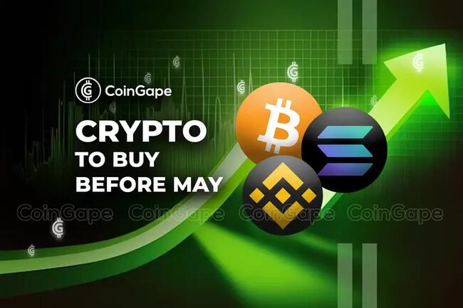 3 Cryptocurrencies To Buy Before May