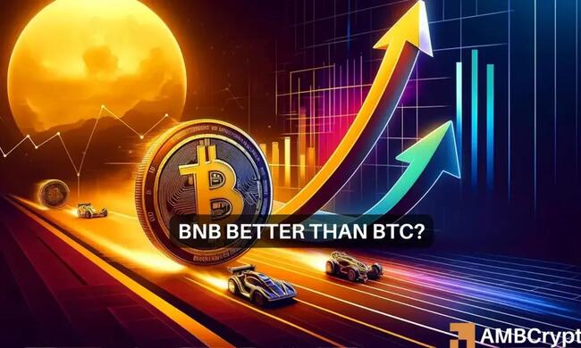 BNB rises against Bitcoin: What does this mean for the crypto market?