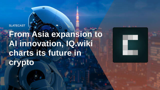 From Asia expansion to AI innovation, IQ.wiki charts its future in crypto