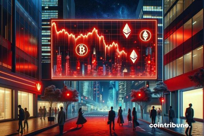 Bitcoin tâtonne sous les 60 000 $ : Le marché crypto en rouge