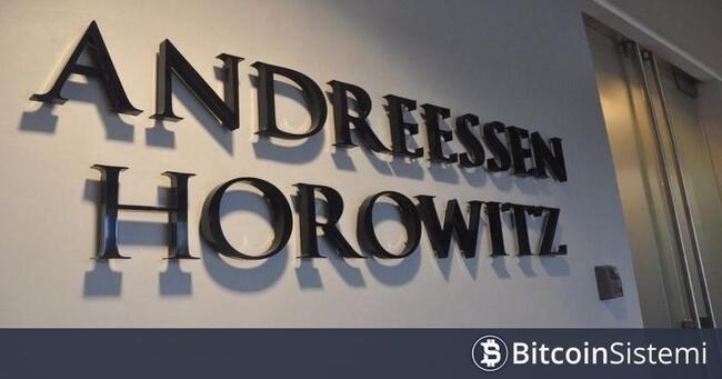 Andreessen Horowitz Ethereum (ETH) Tabanlı Bu Altcoine 90 Milyon Dolarlık Yatırım Yaptı!