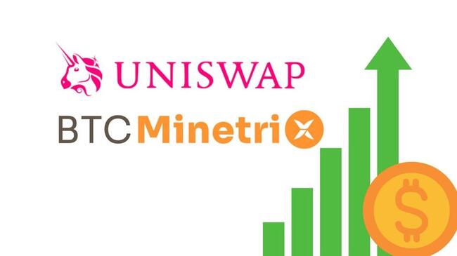 Bitcoin Minetrix debiutuje na zdecentralizowanej giełdzie Uniswap