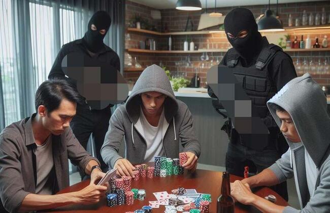 新加坡「幣圈聚會打牌」遭持槍搶劫！11人被迫轉出加密錢包，損失超過1億台幣