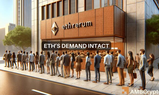 Ethereum dips, but demand rises: What’s driving investors to ETH?