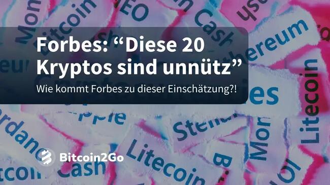 Diese 20 Blockchains sind laut Forbes koplett unnütz