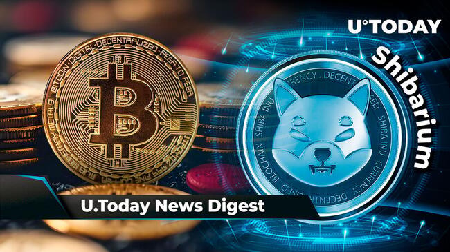 Shibarium Sees 500% Spike in Transaction Fees, Bitcoin at End of Correction, Says Top Analyst, Robinhood Makes Important Announcement for Uniswap Users: Crypto News Digest by U.Today