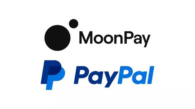 PayPal tích hợp với MoonPay
