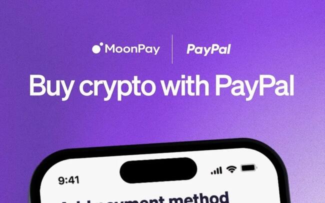 Người dùng MoonPay hiện có thể mua tiền điện tử bằng PayPal